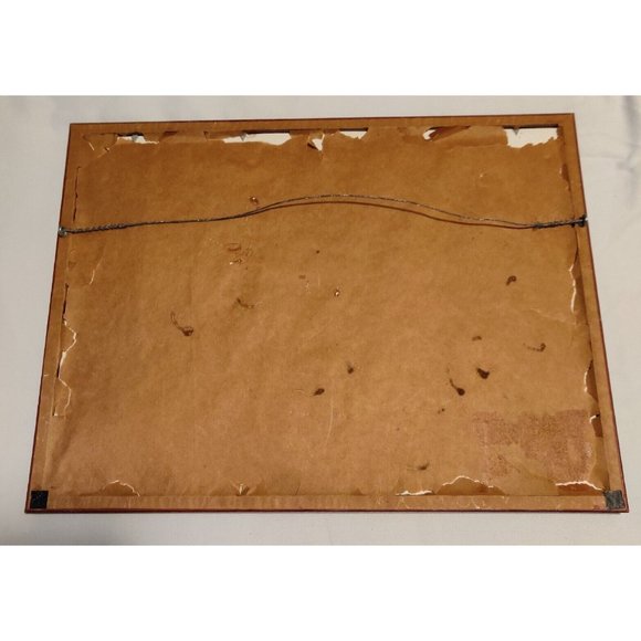 Vintage Ferdinand Ralph F R Petrie Fishing Boat Harbor Dock Print Signed 12x16.5 - Picture 6 of 8